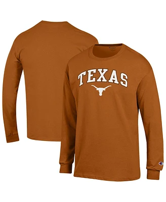 Champion Men's Texas Orange Texas Longhorns Arch Over Logo Long Sleeve T-Shirt