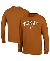Champion Men's Texas Orange Texas Longhorns Arch Over Logo Long Sleeve T-Shirt