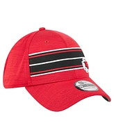 New Era Men's Red Kansas City Chiefs Stripes 39THIRTY Flex Hat