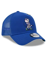 New Era Men's Royal New York Mets 2025 Big League Chew A-Frame 9FORTY Adjustable Trucker Hat