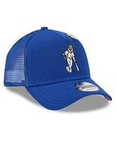 New Era Men's Royal Kansas City Royals 2025 Big League Chew A-Frame 9FORTY Adjustable Trucker Hat