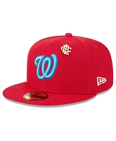 New Era Men's Red Washington Nationals 2025 Big League Chew 59FIFTY Fitted Hat