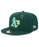 New Era Men's Green Athletics 2025 Big League Chew 59FIFTY Fitted Hat