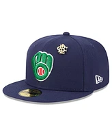 New Era Men's Navy Milwaukee Brewers 2025 Big League Chew 59FIFTY Fitted Hat