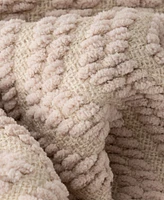 Battilo Herringbone Chenille Knit Throw, 60"x 80"