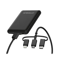 OtterBox Mobile Charging Kit Power Bank 5,000 mAh and 3 in 1 Cable 1m