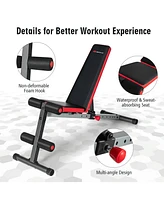 Multi-function Weight Bench with Adjustable Backrest