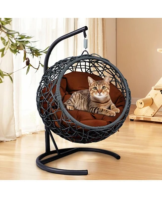 Cat Swing Bed with Stand