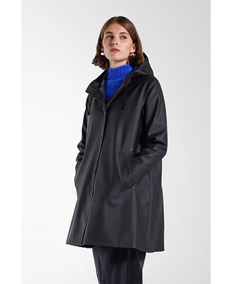 Stutterheim Mosebacke Hooded Long Sleeve Raincoat