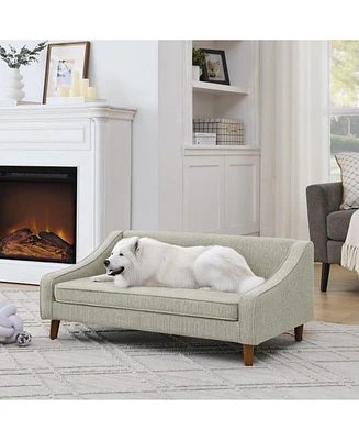 Elevated Dog Sofa Bed - Beige