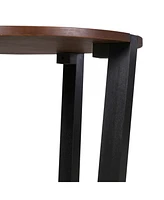 Streamdale Furniture Acacia Wood Side Table - Modern Design & Easy Assembly