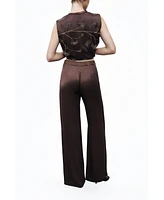 Nocturne Women's Beaded Embroidered Pants