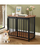 31.5" Dog Crate End Table
