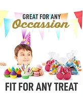 4 x 6 Inches Clear Cellophane Candy Bags With Ties - 200 Piece