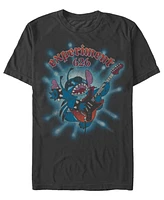 Lilo Stitch Men's Rocks Out Short Sleeve T-Shirt