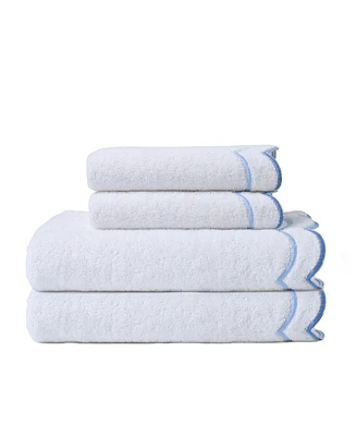 Peri Home Scallop 4-Pc. Cotton Towel Set