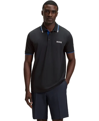 Boss by Hugo Men's Cotton-Blend Polo Shirt