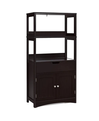 Bathroom Storage Cabinet with Drawer and Shelf Floor Cabinet