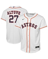 Nike Big Boys and Girls Jose Altuve White Houston Astros Home Replica Player Jersey