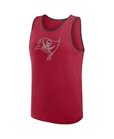 Logo Athletic Men's Red Tampa Bay Buccaneers Unmatched Success Tank Top