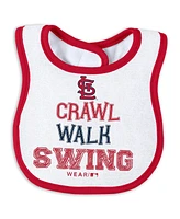 Wear by Erin Andrews Baby Boys and Girls St. Louis Cardinals Sleep Play with Bib Set