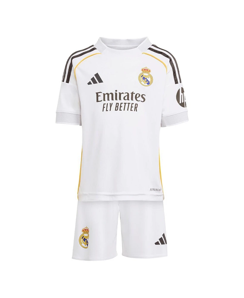 Adidas Toddler White Real Madrid 2025/26 Mini Kit