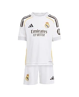 Adidas Toddler White Real Madrid 2025/26 Mini Kit