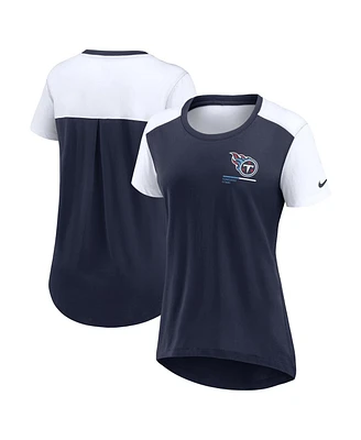 Nike Women's Navy Tennessee Titans Performance Fashion T-Shirt