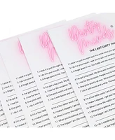 Tdc Games Dirty Minds Bachelorette Party Games for Adults, Bridal Shower Games Quiz with Naughty Clues for 25 Guests, Adult Games for Game Night