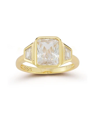 Rachel Zoe 14K Gold Plated Sterling Silver Cocktail Ring