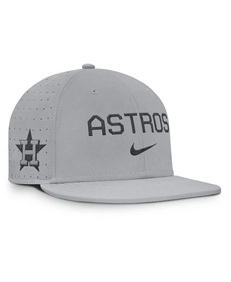Nike Men's Gray Houston Astros True Performance Fitted Hat