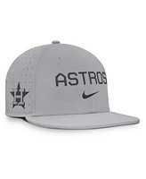 Nike Men's Gray Houston Astros True Performance Fitted Hat