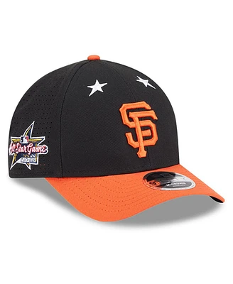 New Era Men's Black/Orange San Francisco Giants 2025 Mlb All-Star Game 9FORTY M-Crown Adjustable Hat