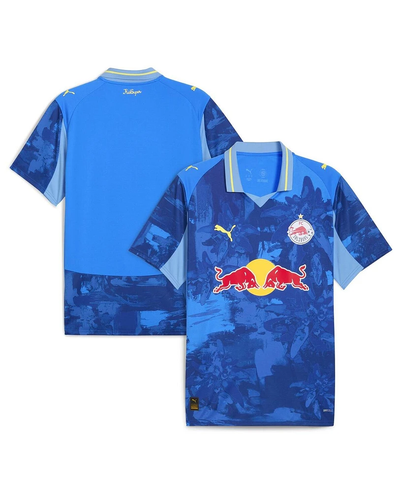 Puma x KidSuper Men's Blue Red Bull Salzburg 2025 Fifa Club World Cup Replica Jersey