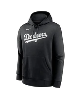 Nike Men's Yoshinobu Yamamoto Black Los Angeles Dodgers Player Name Number Club Fleece Pullover Hoodie