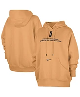 Nike Women's Light Orange Wnba Logo woman Phoenix Fleece Pullover Hoodie