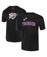 Fisll Men's and Women's Black Oklahoma City Thunder Oversize Logo T-Shirt