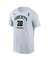 Nike Men's Breanna Stewart White New York Liberty Heroine Edition Name Number T-Shirt