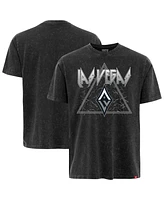 Sportiqe Men's and Women's Black Las Vegas Aces Rock Roll Collection Angus Mineral Wash Premium T-Shirt