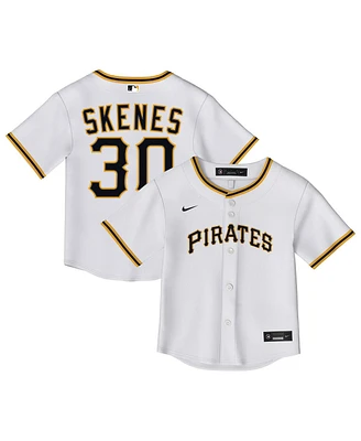 Nike Baby Boys and Girls Paul Skenes White Pittsburgh Pirates Home Replica Jersey