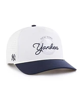 '47 Brand Men's White/Navy New York Yankees Gimmie Golf Hitch Rope Adjustable Hat