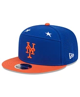 New Era Men's Royal/Orange New York Mets 2025 Mlb All-Star Game Side Patch 9FIFTY Snapback Hat