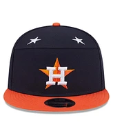 New Era Men's Navy/Orange Houston Astros 2025 Mlb All-Star Game Side Patch 9FIFTY Snapback Hat