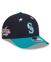 New Era Men's Navy/Aqua Seattle Mariners 2025 Mlb All-Star Game 9FORTY M-Crown Adjustable Hat