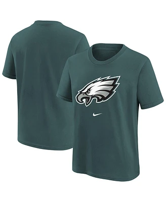 Nike Big Boys and Girls Midnight Green Philadelphia Eagles Primary Logo Legend T-Shirt