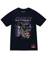 Mitchell & Ness Men's Navy Florida Panthers 2025 Stanley Cup Champions Arch T-Shirt