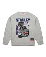 Mitchell & Ness Women's Heather Gray Florida Panthers 2025 Stanley Cup Champions Pullover Sweatshirt