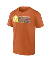 Fanatics Men's Texas Orange Longhorns 2025 Ncaa Softball Women's College World Series Champions Schedule T-Shirt