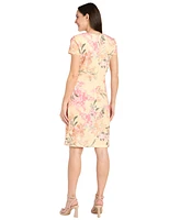 R & M Richards Women's Short-Sleeve Sheath Dress