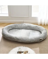 Streamdale Furniture Human Dog Bed - Giant Memory Foam with Storage